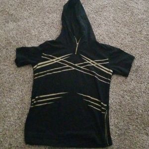 T-shirt with hood